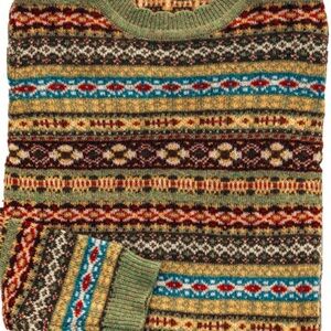 Kiel James Patrick Faire Isle Crewneck Sweater